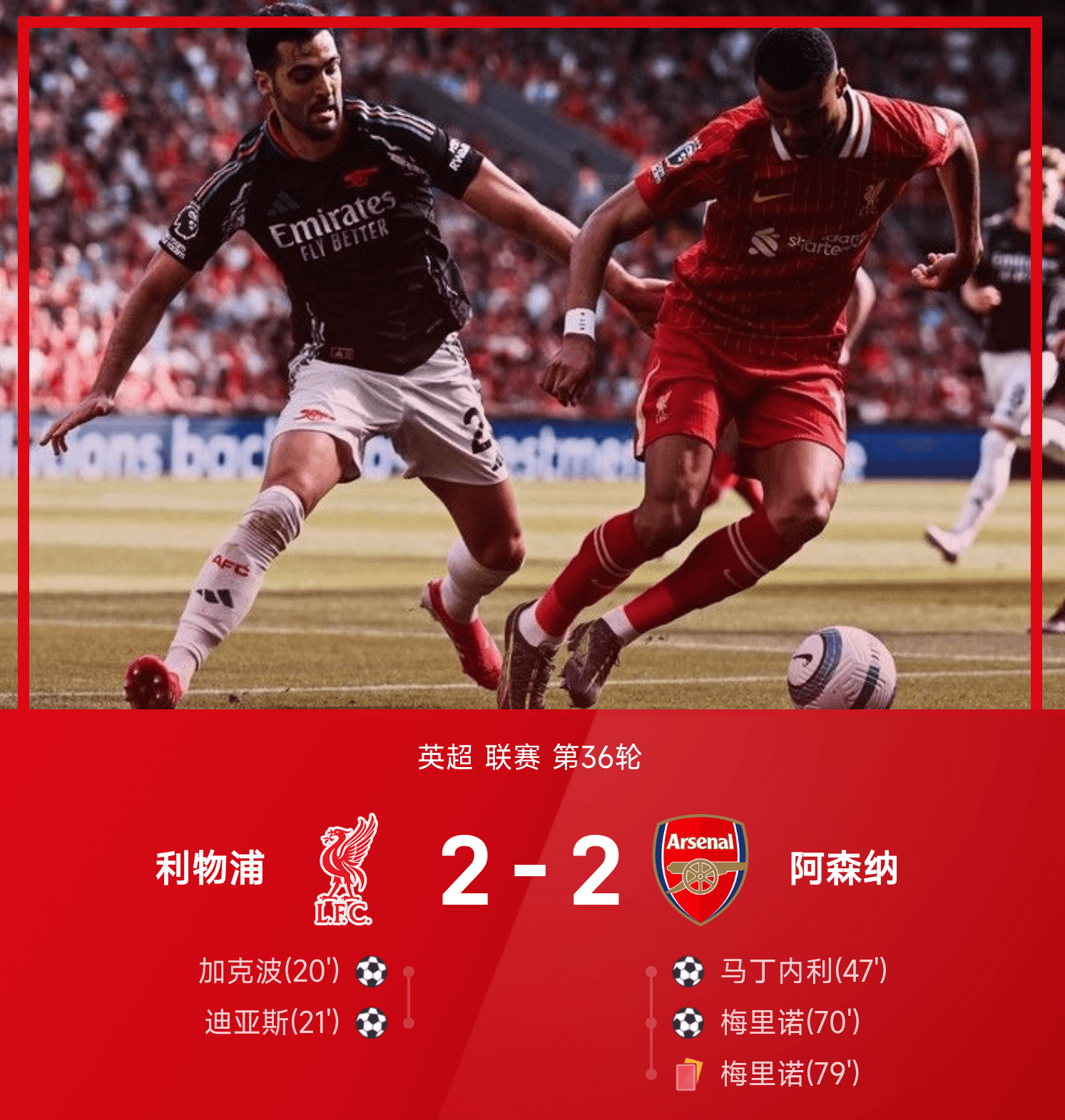 利物浦主场逼平对手，榜首优势不再明显的简单介绍